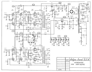 Antique Sound AQ1002 schematic circuit diagram